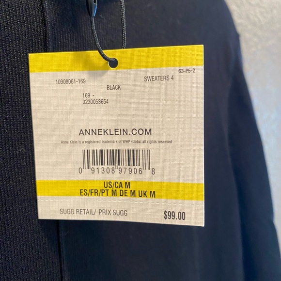 Anne Klein Black Knitwear stylish sweater - Picture 5 of 7